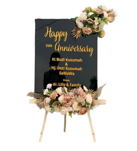 Papan Bunga Akrilik Tiakar